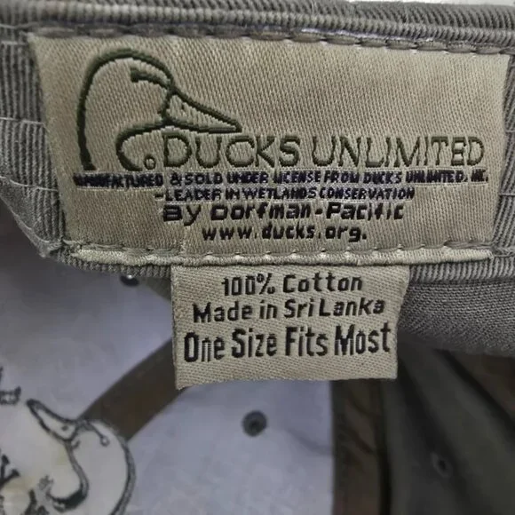 Ducks Unlimited DU Leader Hat Hunting Cap Retriever Olive Green Adjustable OSFM - Picture 7 of 7